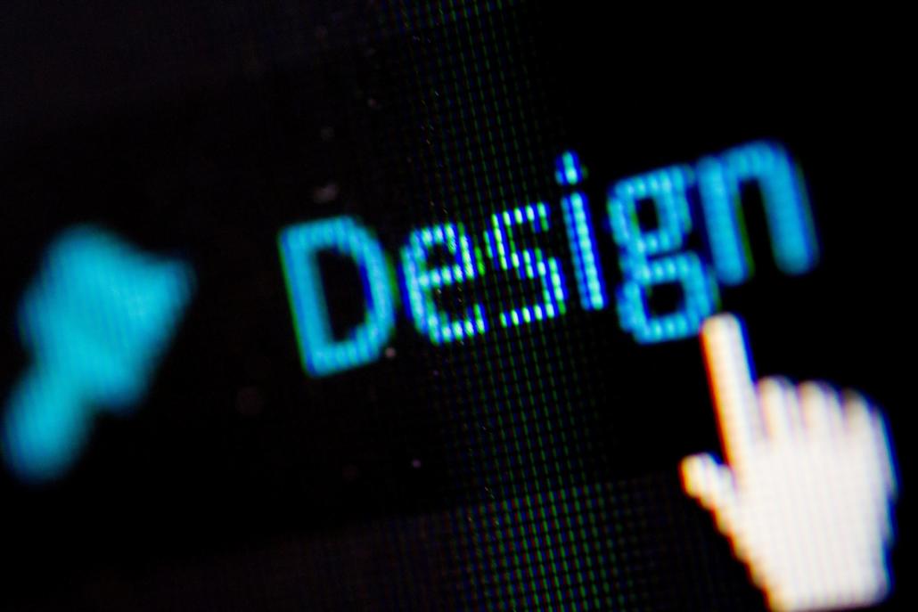 Webdesigner Foto einer Schaltfläche Webdesigner Foto einer Schaltfläche auf dem Bildschirm mit Mauszeiger