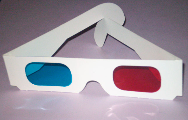 Früher nutzte man anaglyphische Brillen nach dem 3D-Film erstellen